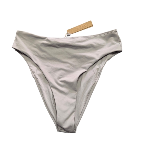 SKIMS Swim Mid Waist Bikini Bottom Swimwear Onyx Black Medium NWT - Picture 2 of 6